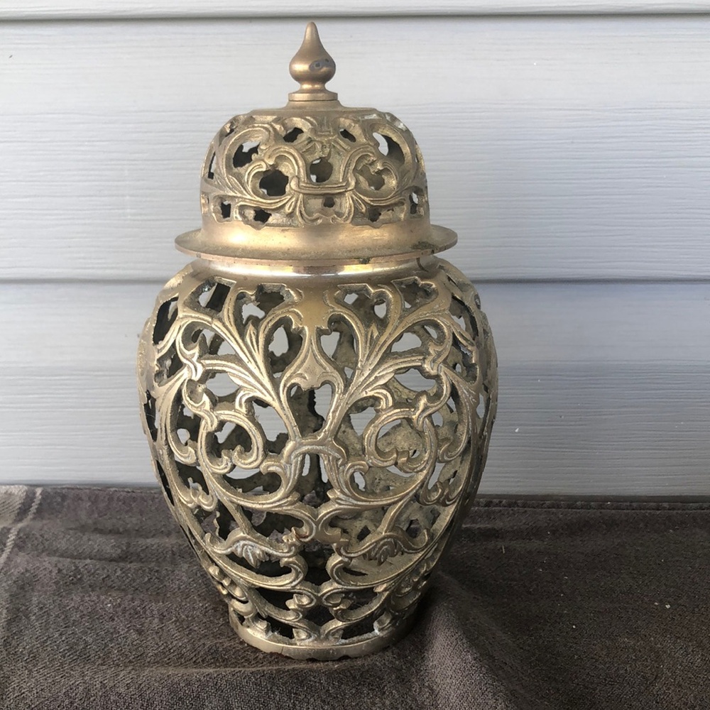 Brass Ginger Jar
